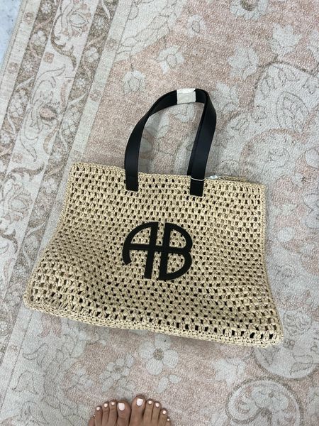 Found my new beach bag 20% off with code SPRING20 New beach bag anime bing beach tote straw bag straw bags 

#LTKSpringSale