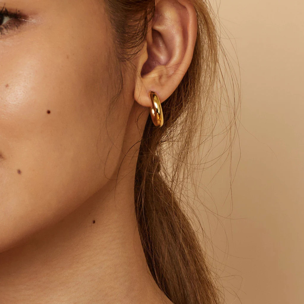 Everything Bold Midi Hoops | Oradina