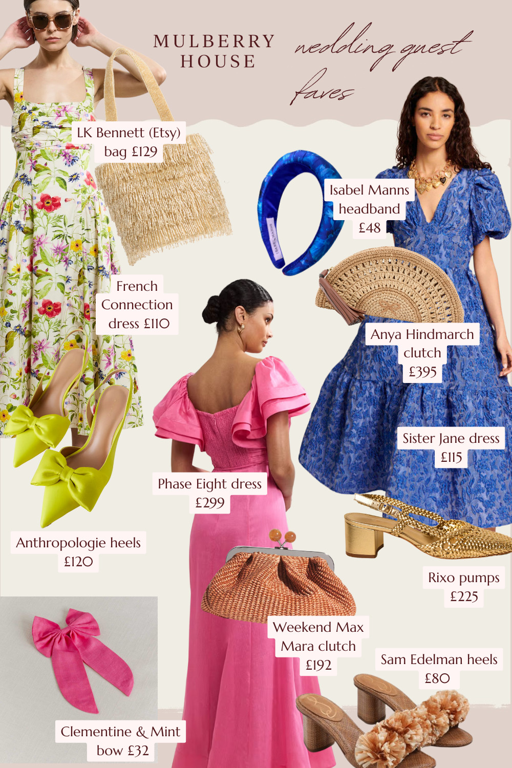 Wedding guest faves for 2025!  

 