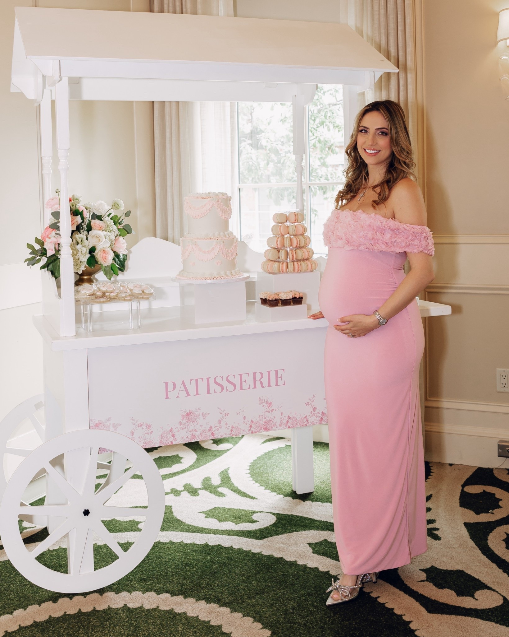 The most beautiful baby shower dress from Club L London! 💖 Stretchy material  & so comfortable! 

Wearing size 4! Recommended to order your pre-pregnancy size as it is stretchy and grows with your belly 

#LTKBaby #LTKBump