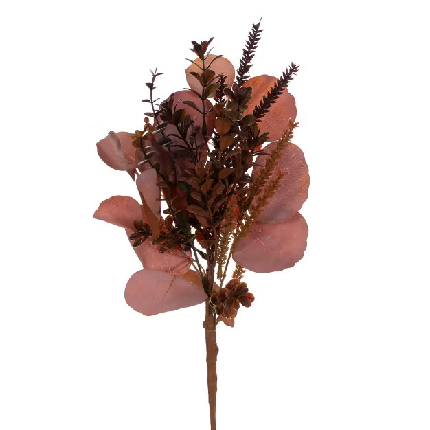 Vickerman 14" Mocha Autumn Artificial Mixed Bouquet, 3 per bag. | Target