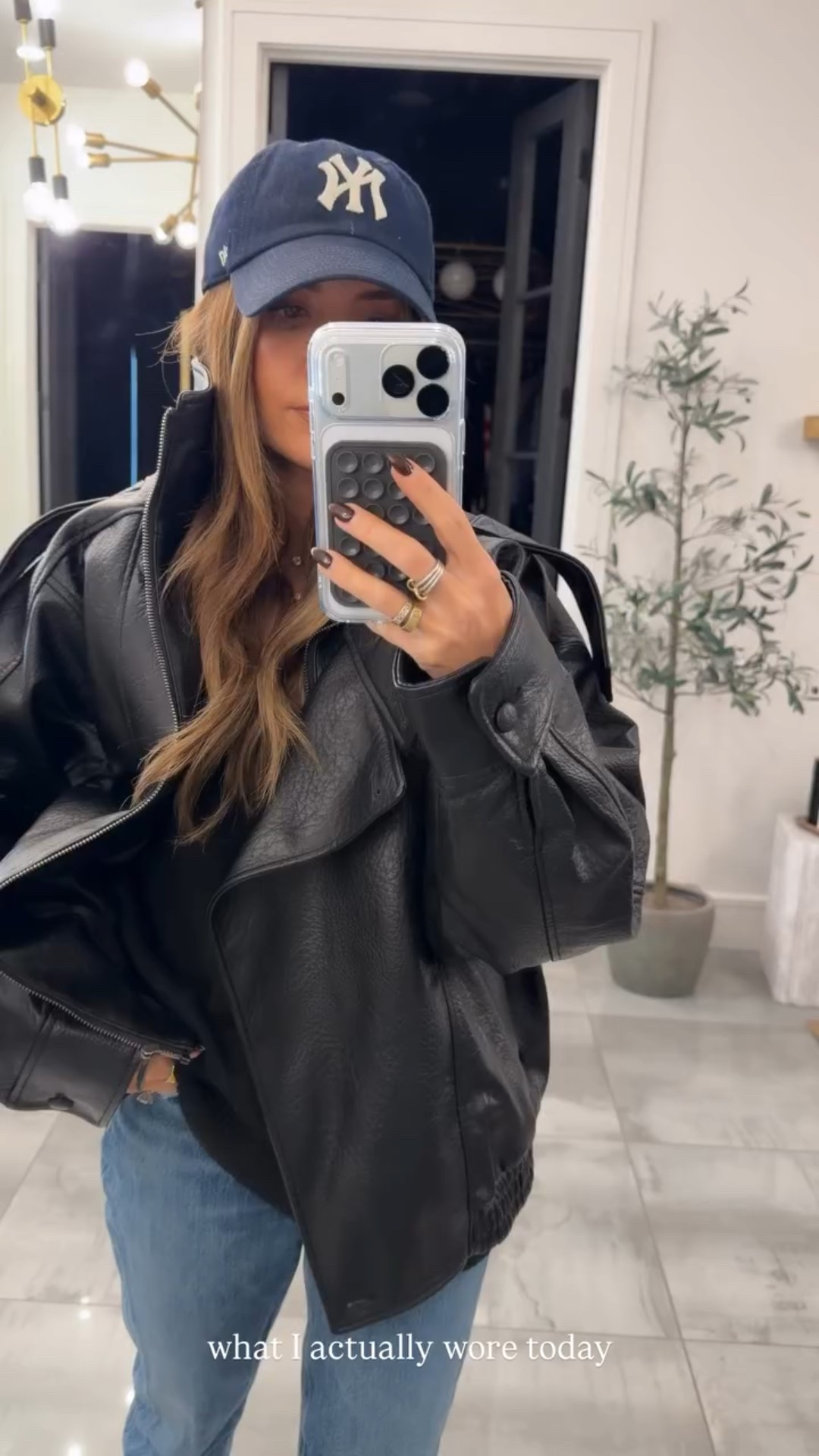 what I actually wore today to run errands 
Small in sweater and jacket - jeans size 25. Go up half size in boots 

#LTKOver40 #LTKootd