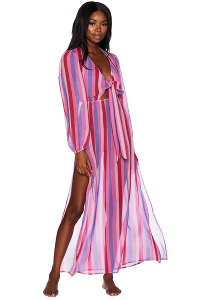 Shiloh Dress Valentines Stripe | Beach Riot