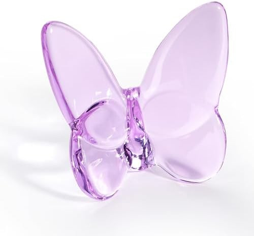 Crystal Butterfly Figurines,Flying Butterfly Figurine Decor Crystal Cut Glass Butterfly Ornament ... | Amazon (US)