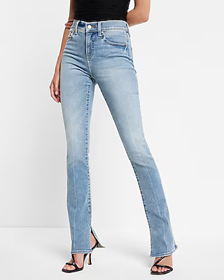 Mid Rise Light Wash Skyscraper Jeans | Express