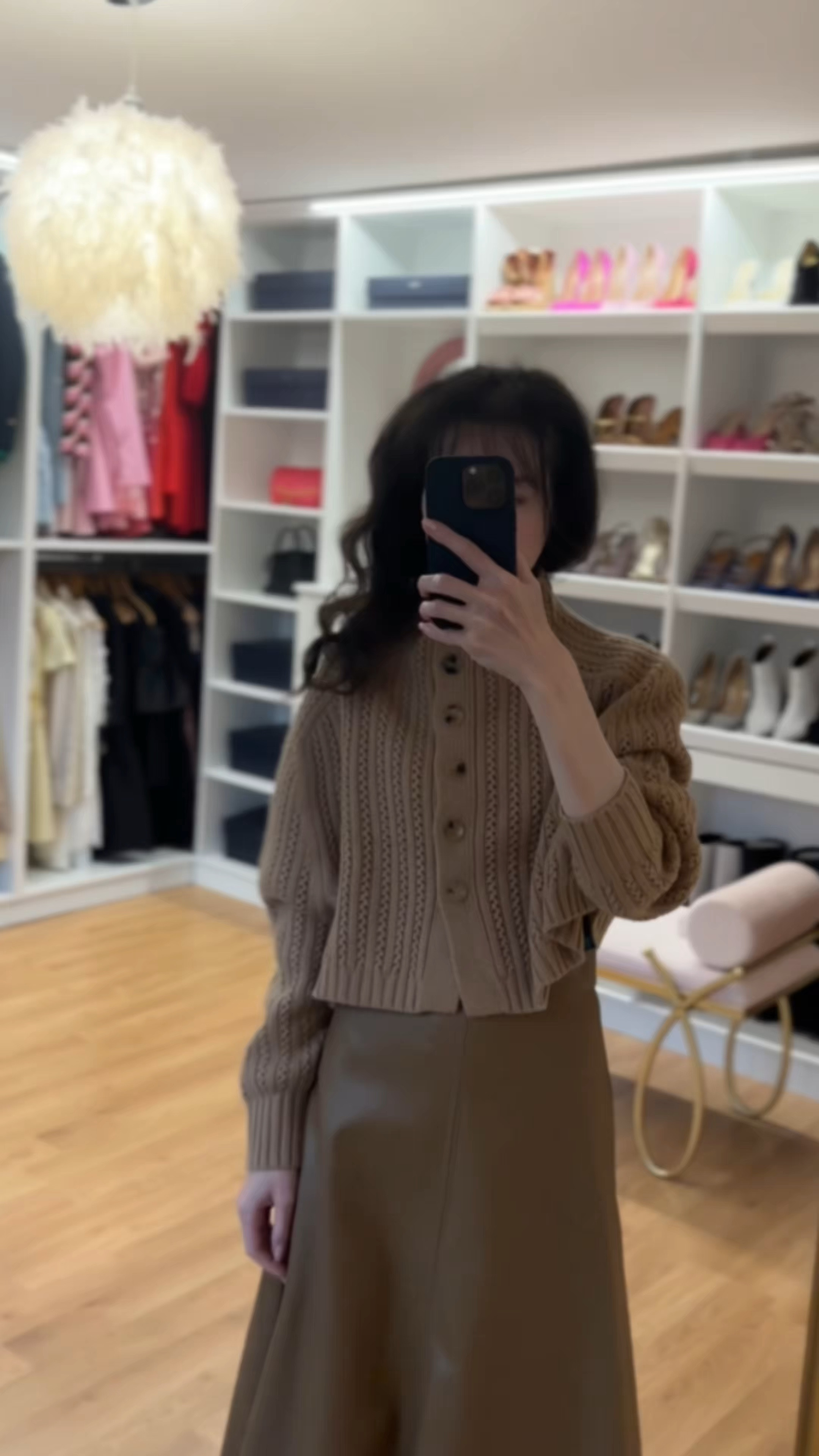 christmas outfit ideas for women classy ● Thanksgiving outfit ● brunch outfit ● fall work outfit ● classy style ● brown ● pleated skirt ● midi skirt ● old money how to style midi skirts for winter, cashmere cardigan sweaters for layering, best skirts for autumn/winter, midi skirt styling tips #midiskirt #skirt #leatherskirt #brown #sweater #maxmara #gucci

#LTKSeasonal #LTKWorkwear #LTKVideo