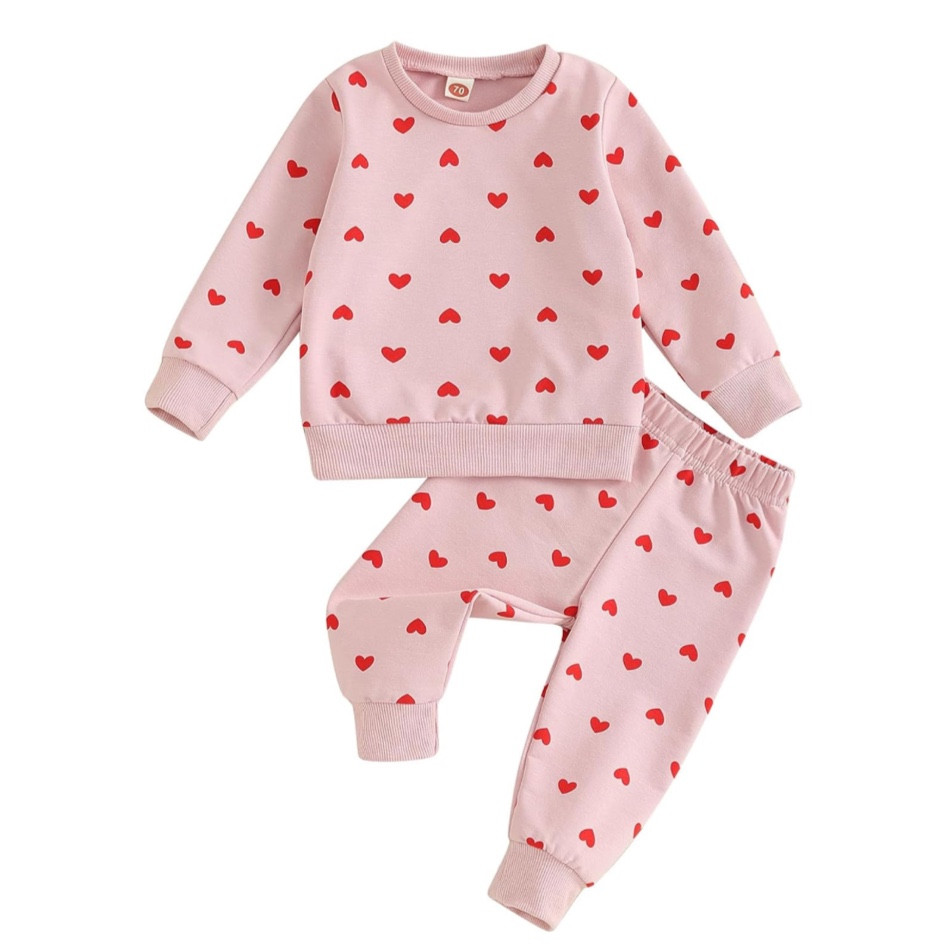 Sweetheart jogger set for toddler and baby! Perfect Valentine’s Day fit! 

#LTKstyletip #LTKbaby #LTKkids