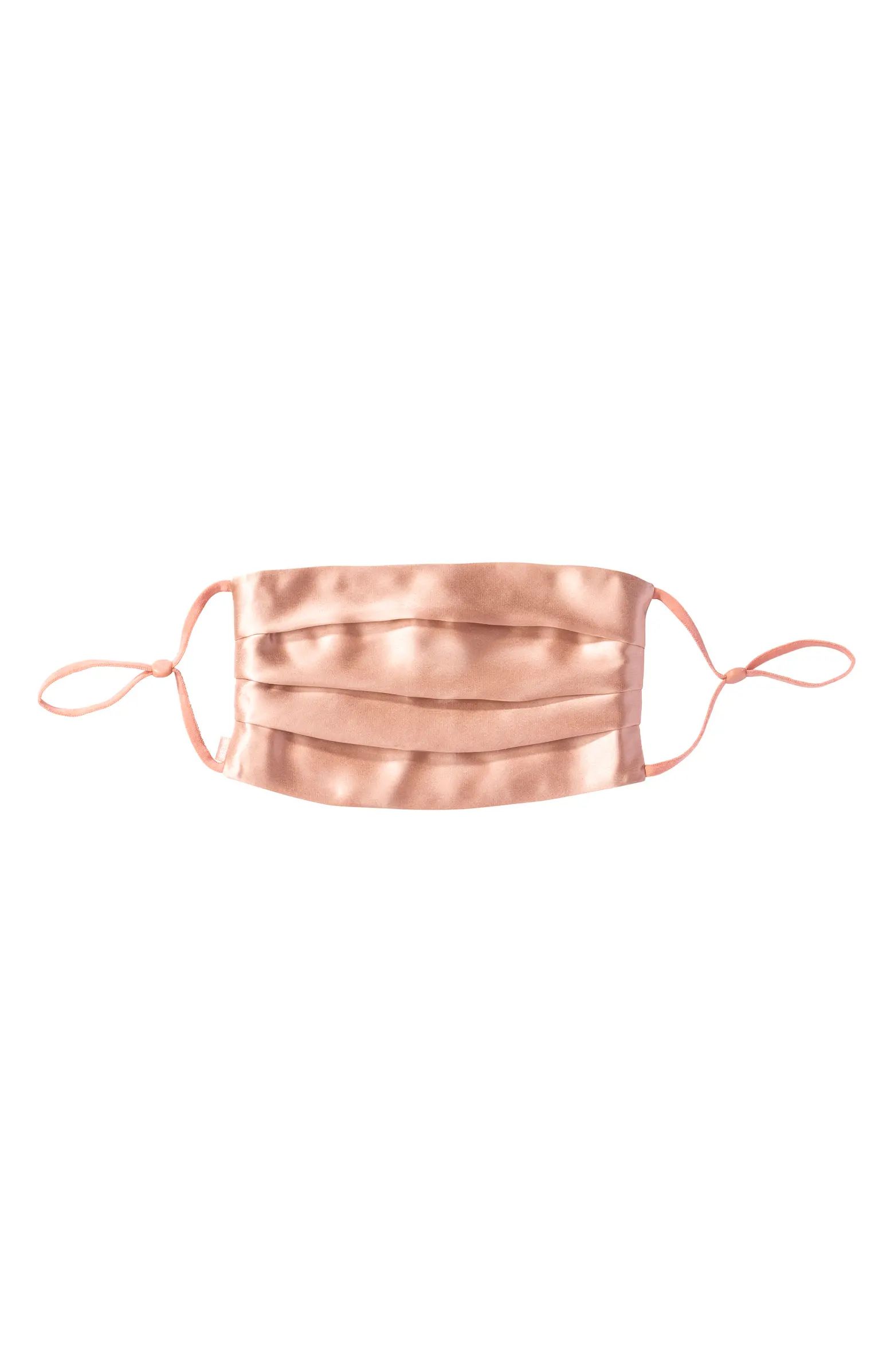 Pure Silk Adult Pleated Face Covering | Nordstrom