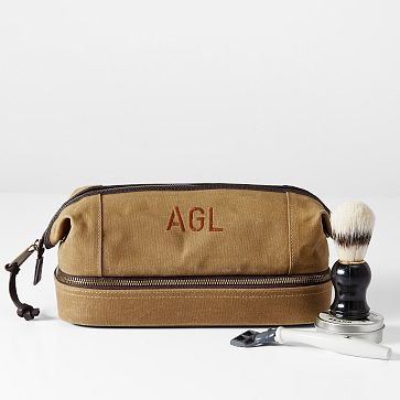 Jack Waxed Canvas Travel Pouch | Mark and Graham