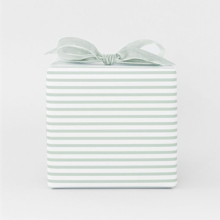 30 sq ft Mint Stripe Gift Wrap - Sugar Paper&#8482; + Target | Target