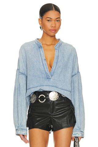 x We The Free Jude Denim Pullover In Vintage Indigo
                    
                    Free... | Revolve Clothing (Global)