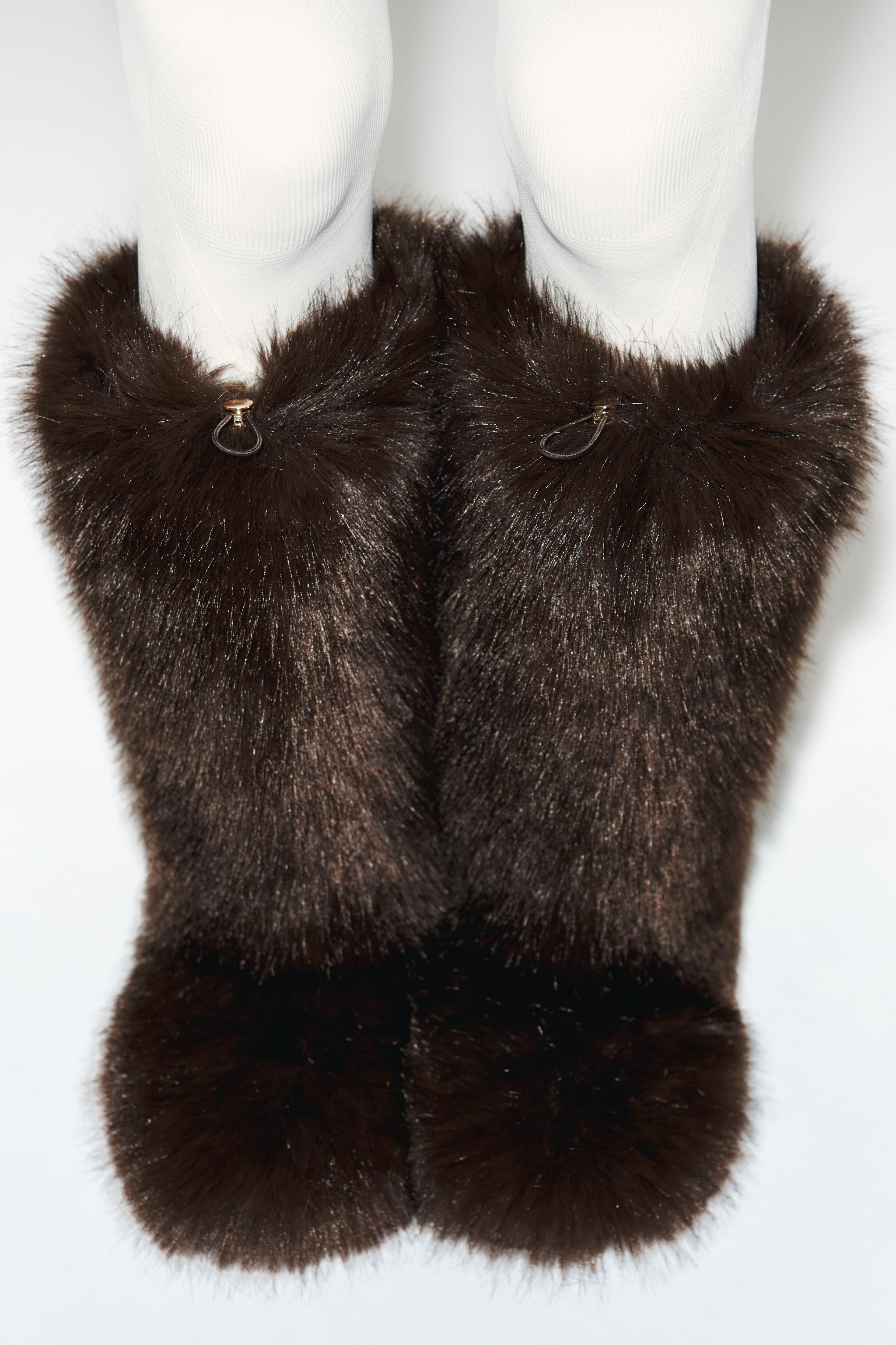 FAUX FUR BOOTS SKI COLLECTION | Zara US
