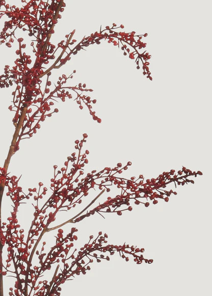 Tall Berry Branch in Red | Artificial Christmas Berries at Afloral | Afloral