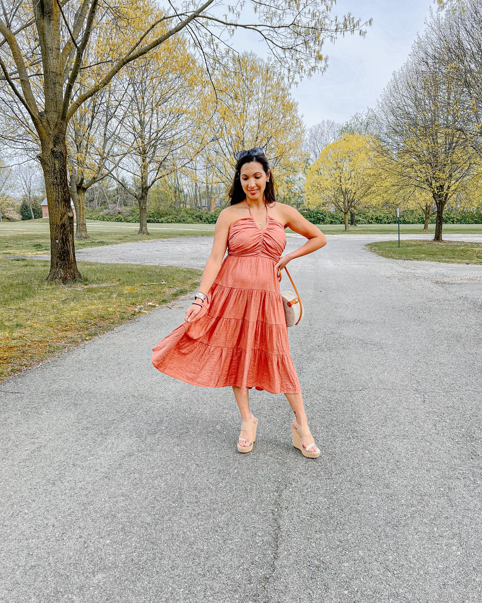 I love the material of this dress. It’s so fun and flowy and romantic.  Plus it comes in multiple of colors so choose on or choose them all 🙌🏼🫶🏼 this dress is great for those summer weddings 

#LTKunder100 #LTKwedding