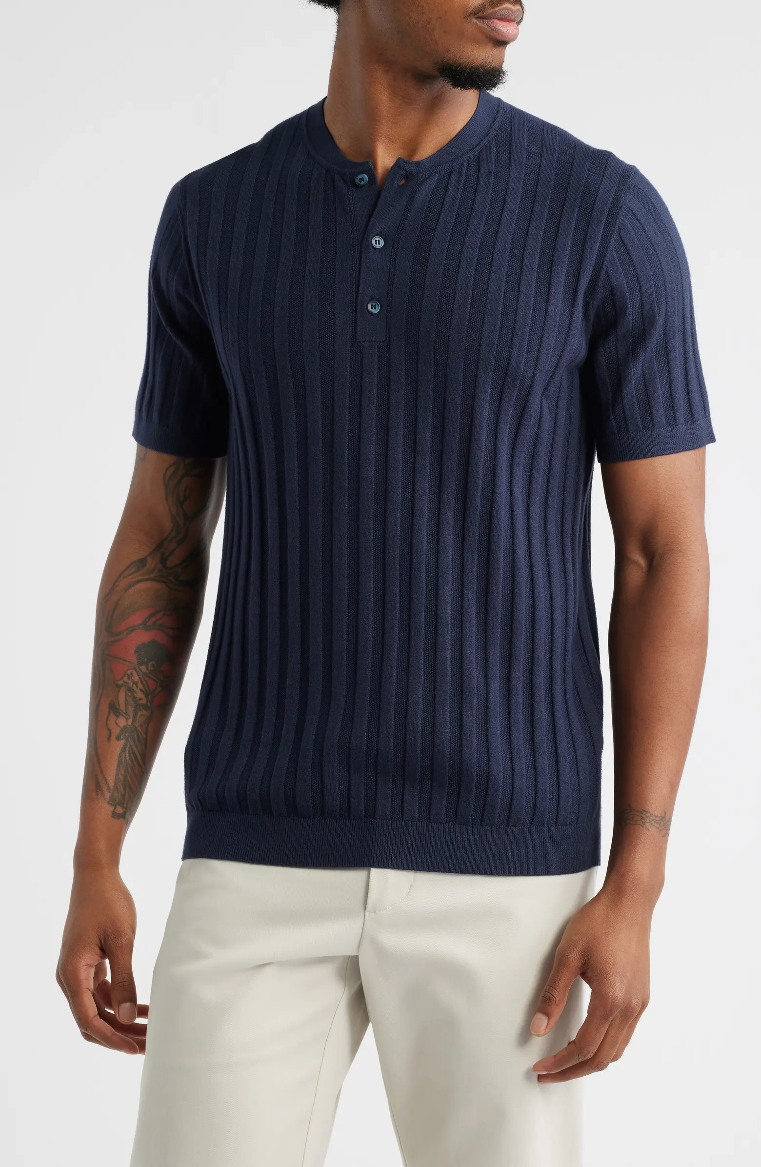 Short Sleeve Henley Sweater | Nordstrom