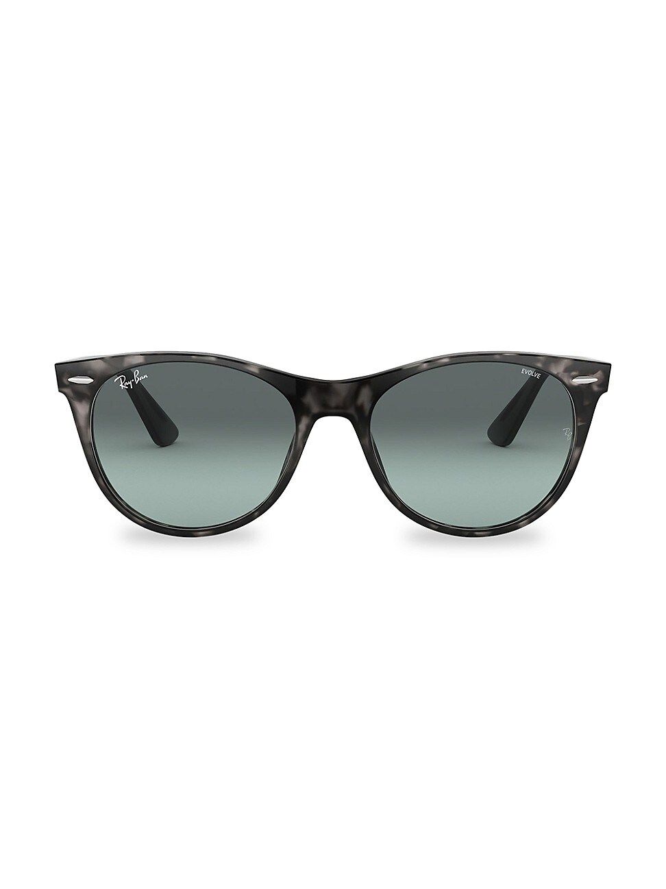 Ray-Ban Women's RB2185 55MM Polarized Wayfarer Sunglasses - Grey Havana | Saks Fifth Avenue