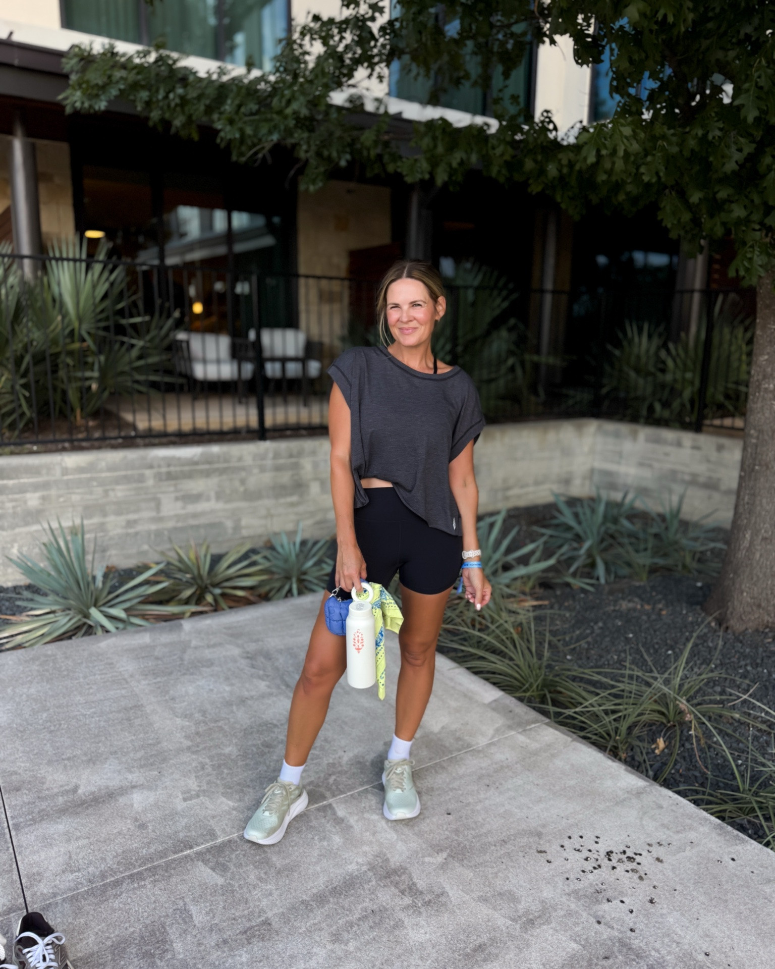 Morning Movement with Free People at LTKCon in Dallas 

Wearing a small in both the top and shorts. My daughter and I both love these tops and have them in lots of colors.

#LTKCon

#LTKOver40 #LTKfitnessgoals
