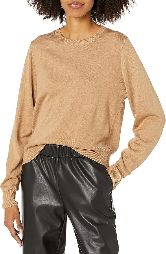 The Drop Women's Irina Cozy Crew Neck Sweater | Amazon (US)
