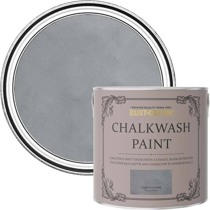 Rust-Oleum Chalkwash Paint Light Concrete 2.5L RO0270006C1 | Amazon (UK)