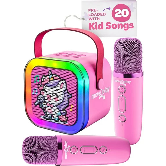 Move2Play Mini Karaoke Machine for Kids | includes 20+ Kids Songs | Connect with Bluetooth | Kids... | Walmart (US)