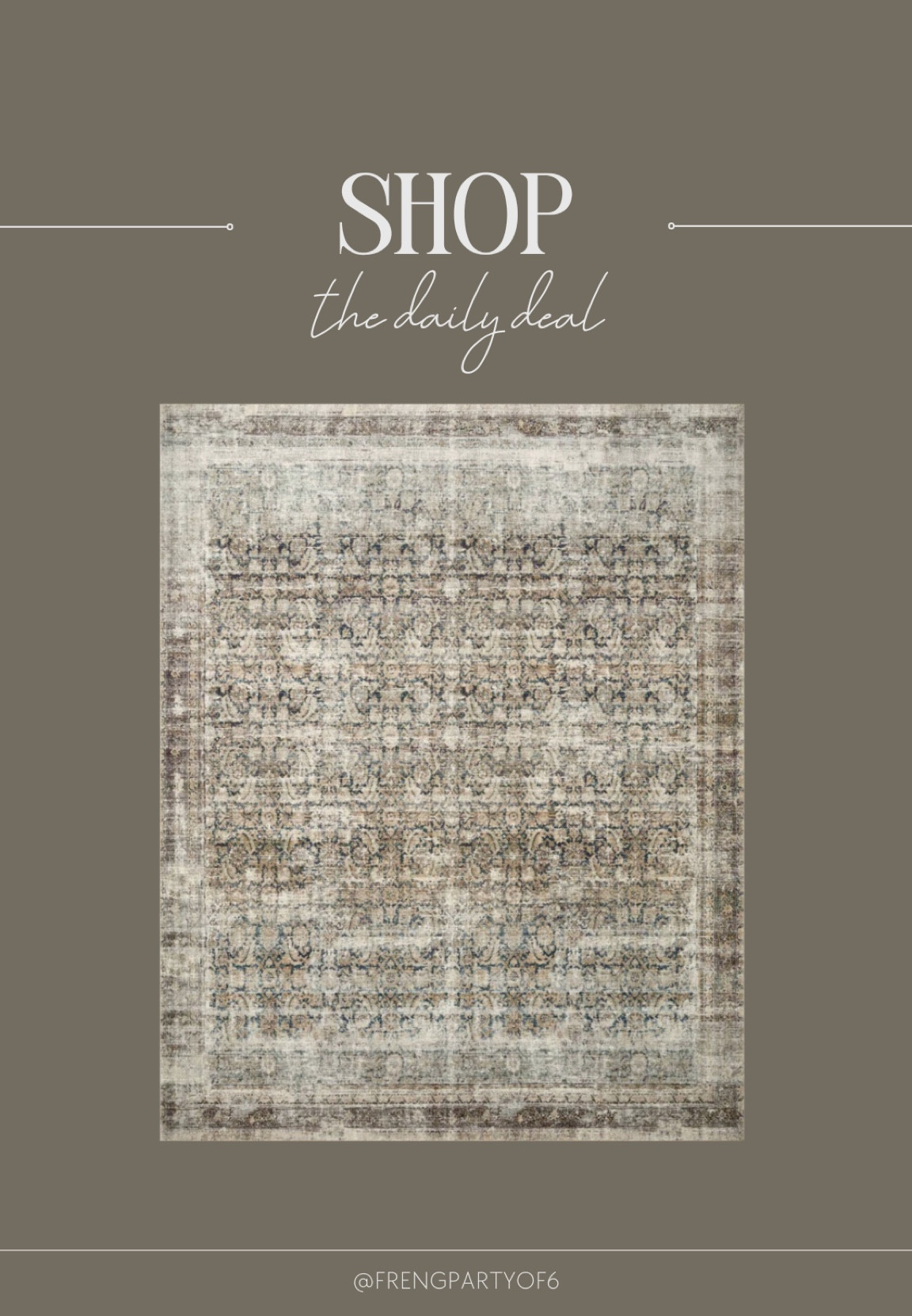 This navy/sand CloudPile rug is on sale! We’ve had this in our living room and it’s super soft and durable  

#LTKHome #LTKSaleAlert