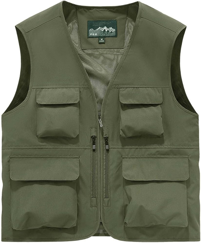 Fishing Vest for Women Summer Lightweight Outdoor Work Vest Sleeveless Athletic Jacket Waistcoat ... | Amazon (US)