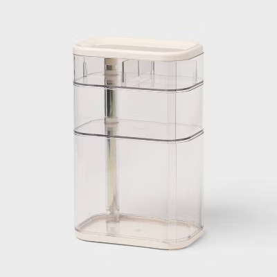 Rotating Cosmetic Vanity Makeup Organizer Cream - Brightroom™ | Target