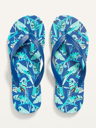 Sugarcane-Blend Printed Flip-Flop Sandals for Men (Partially Plant-Based) | Old Navy (US)