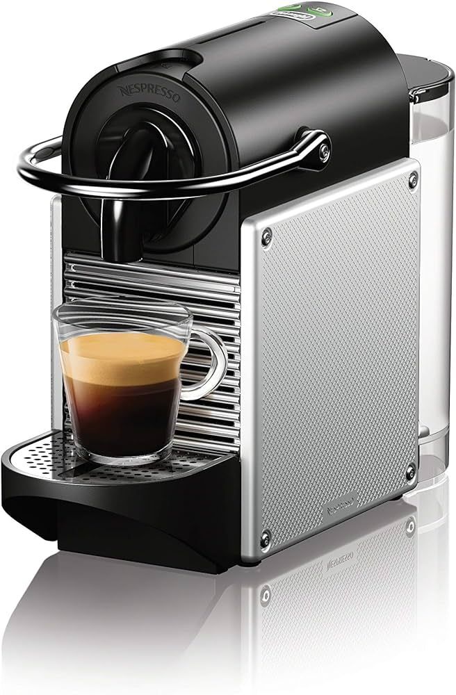 Nespresso Pixie Espresso Machine by De'Longhi, 1100ml, Aluminum,Silver | Amazon (US)