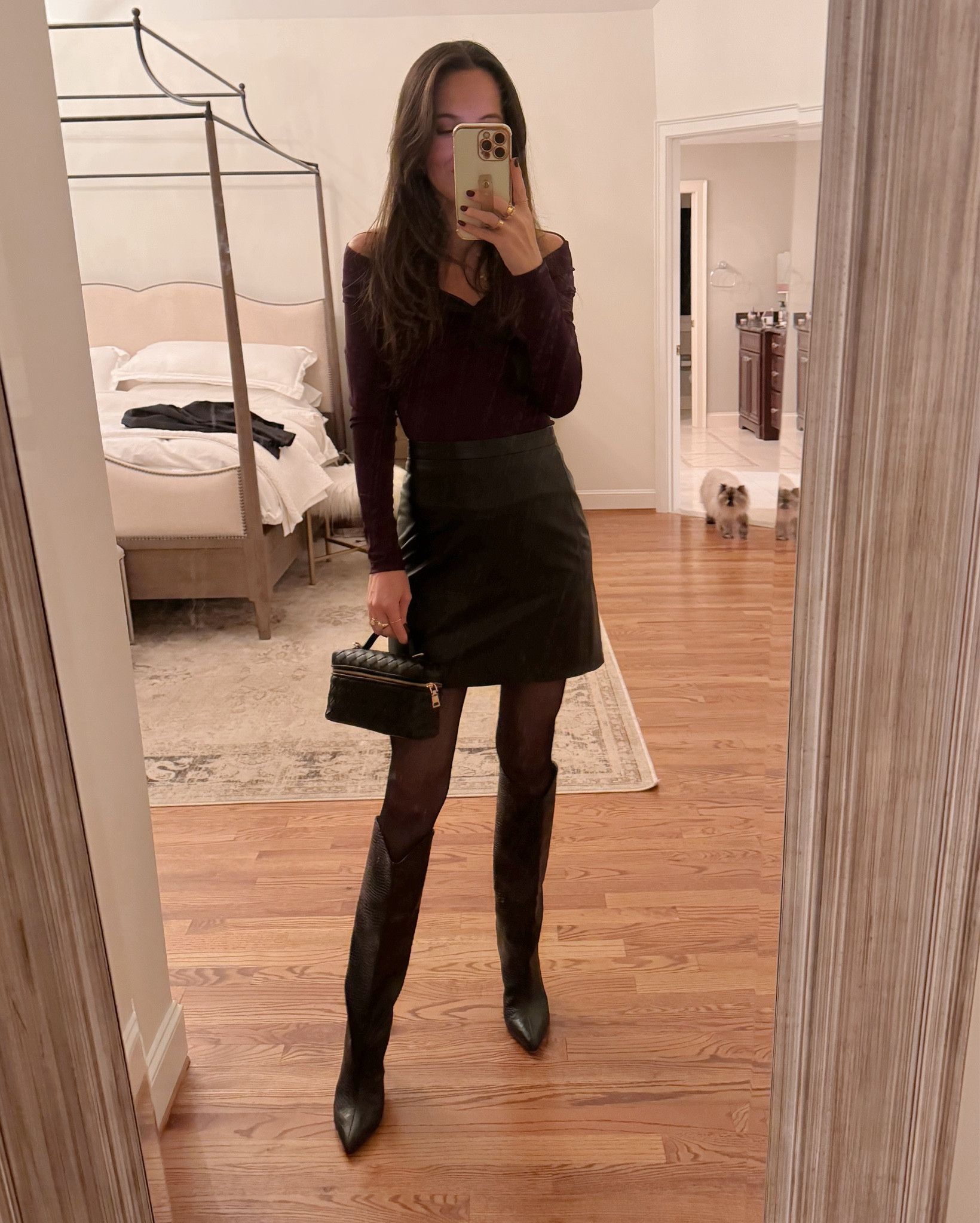 Date night outfit for fall and winter. The Aritzia sculpt line is 🤌🏻 and runs true to size, wearing S here  

#LTKStyleTip #LTKSeasonal