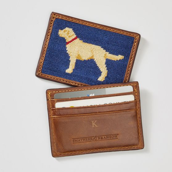 Smathers &amp; Branson Needlepoint Card Case | Mark and Graham