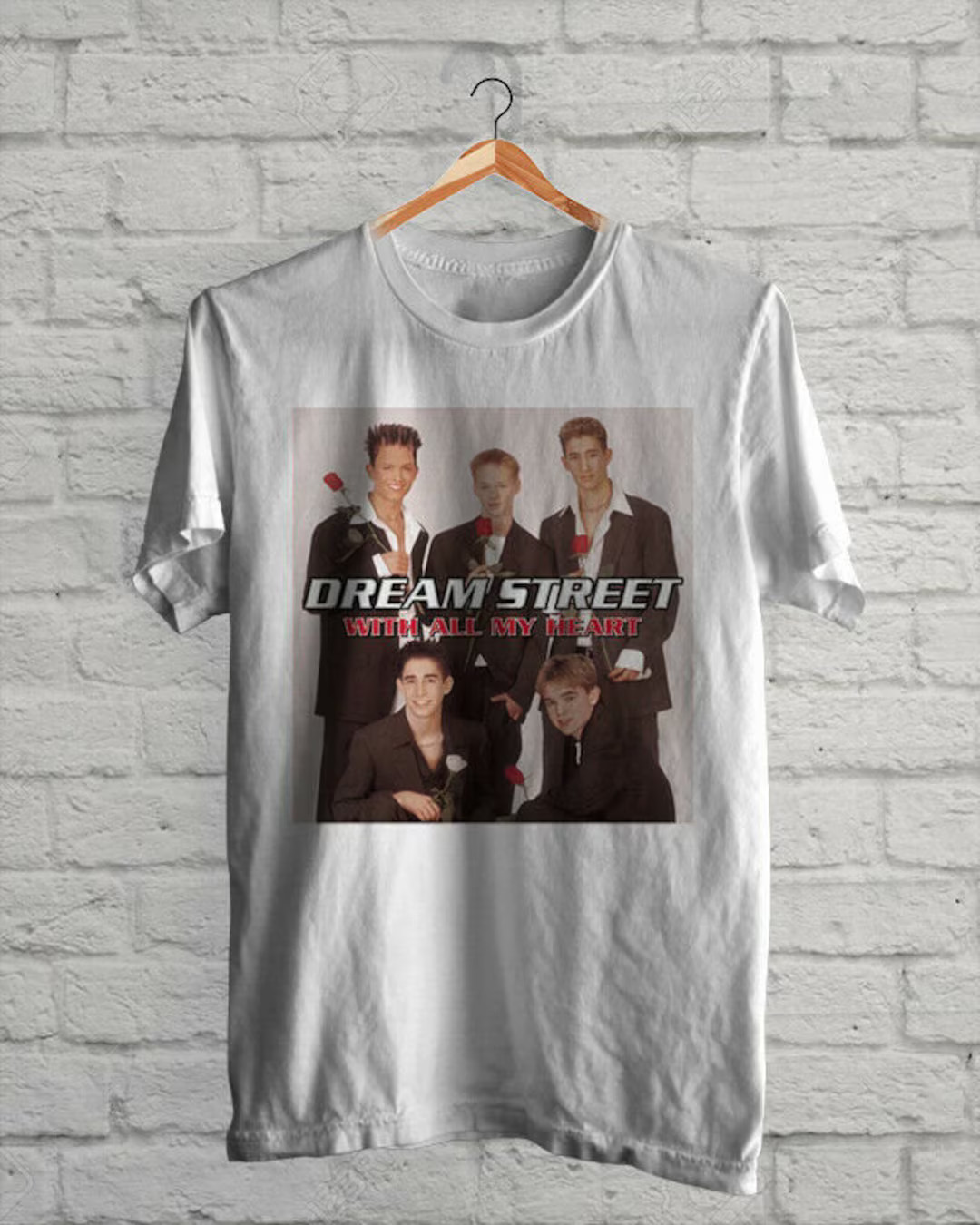 Best Selling Chris Trousdale Dream Street With All My Heart Heavy Cotton Men's Unisex Tshirt Size... | Etsy (US)