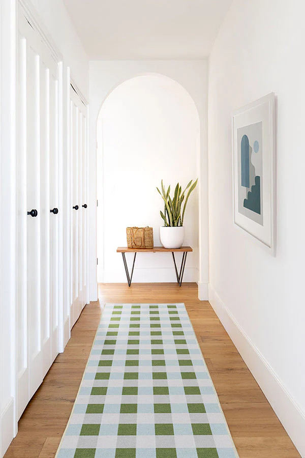 The Home Edit Sutton Moss Green & Blue Tufted Rug | Ruggable