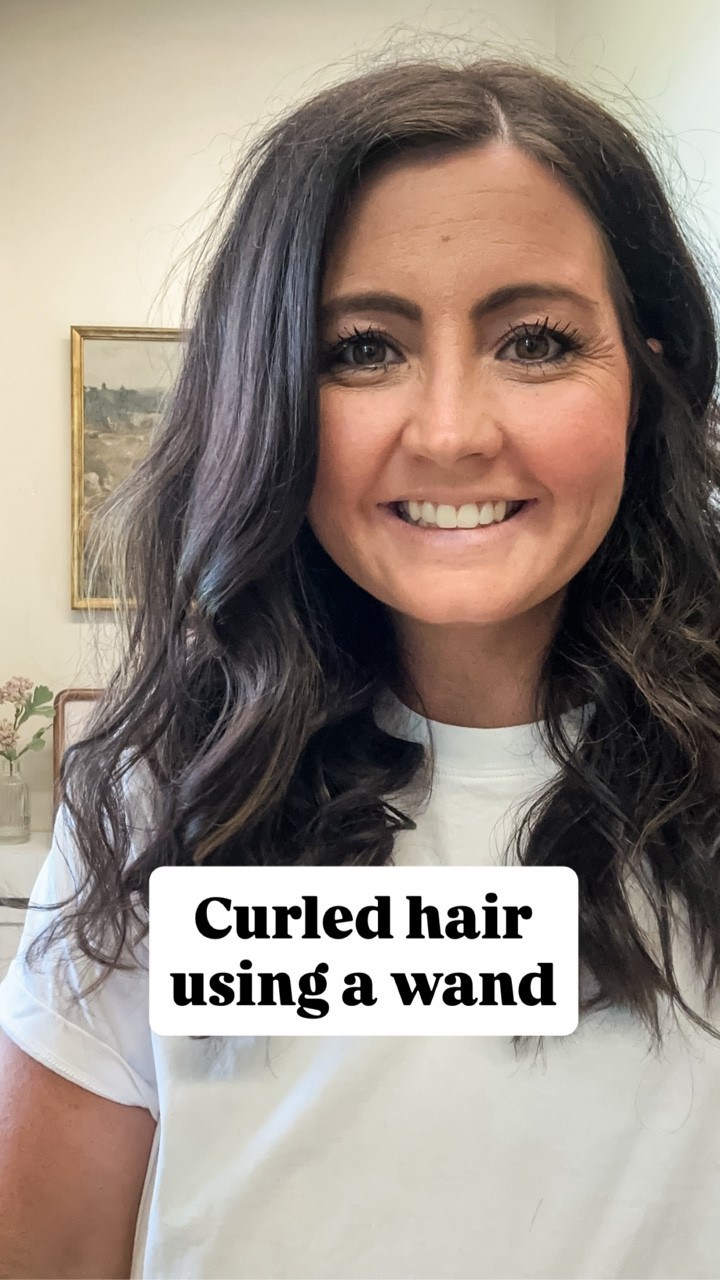 I prefer my wand — I said it. 

I think it keeps my curls in better and longer!! 

Here’s just how I use it and the products that help make it better!