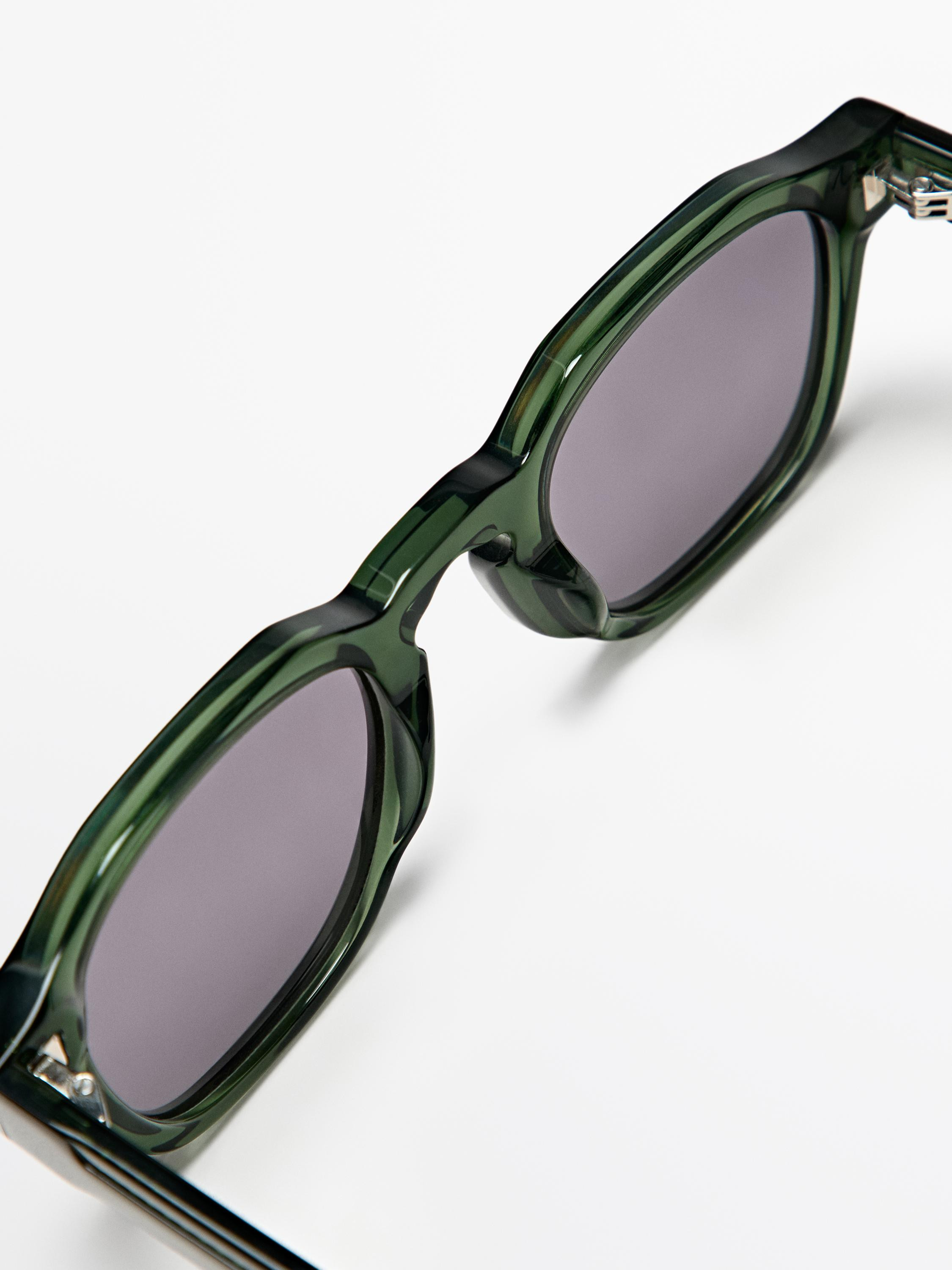 Geometric sunglasses | Massimo Dutti UK