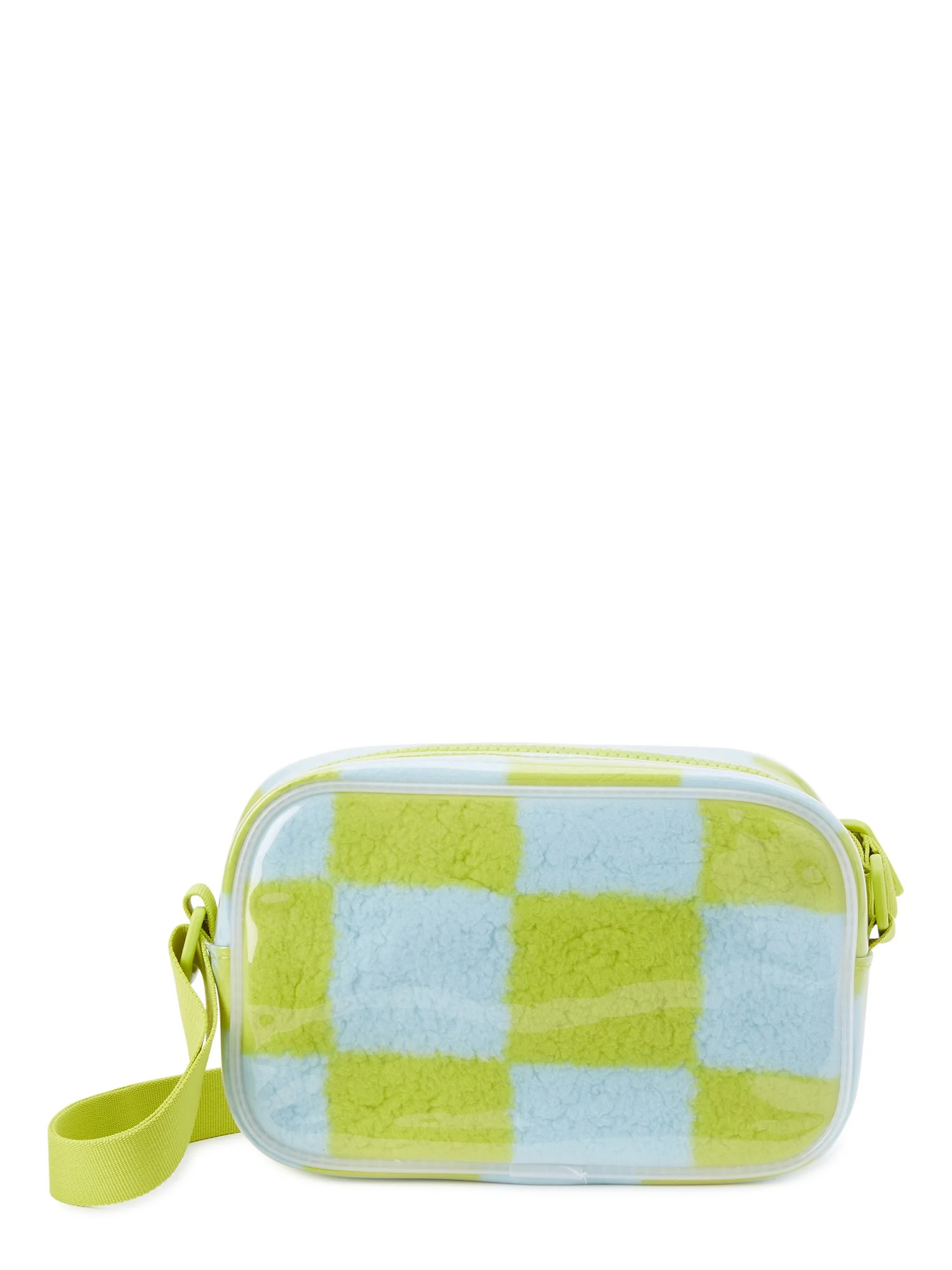 No Boundaries Checkered Crossbody Camera Bag | Walmart (US)