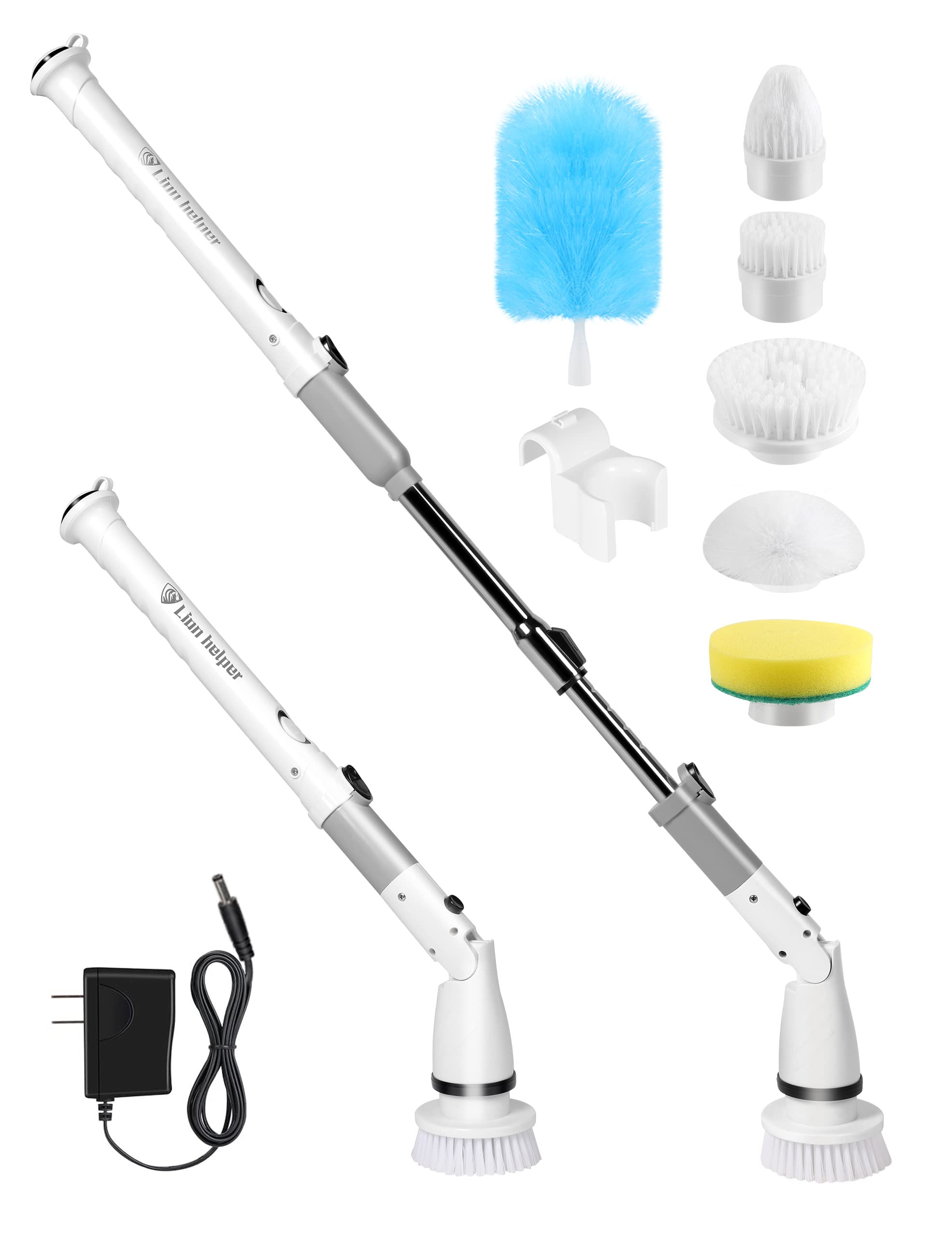 Electric Spin Scrubber - 330rpm Cordless Electric Scrubber for Bathroom, Home Cleaning. 6 Replace... | Amazon (US)