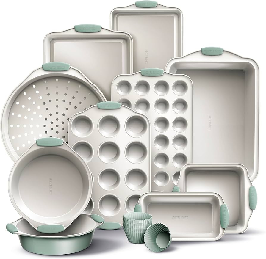 Country Kitchen Nonstick Stackable Bakeware Set - Durable, Easy Release Baking Set- 22 Pc. Includ... | Amazon (US)