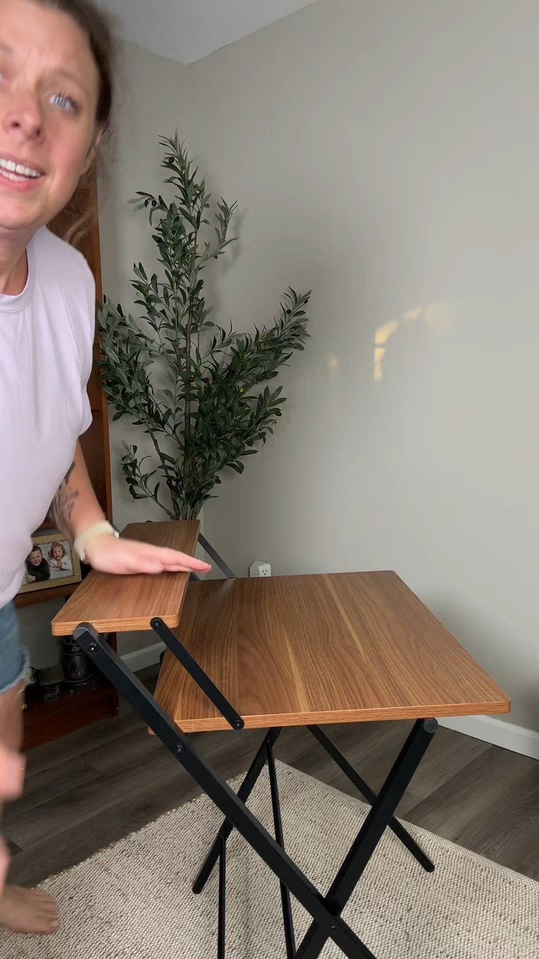 No space for an office? No problem! This folds up small enough to store anywhere. Pull it out when you’re ready to work. The perfect small space solution. #smallspaces #wfh #foldabledesk

#LTKHome #LTKSaleAlert #LTKdayinmylife