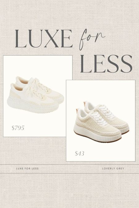 Luxe for Less: sneakers! 🙌🏻

Loverly Grey, shoe finds

#LTKstyletip #LTKshoecrush