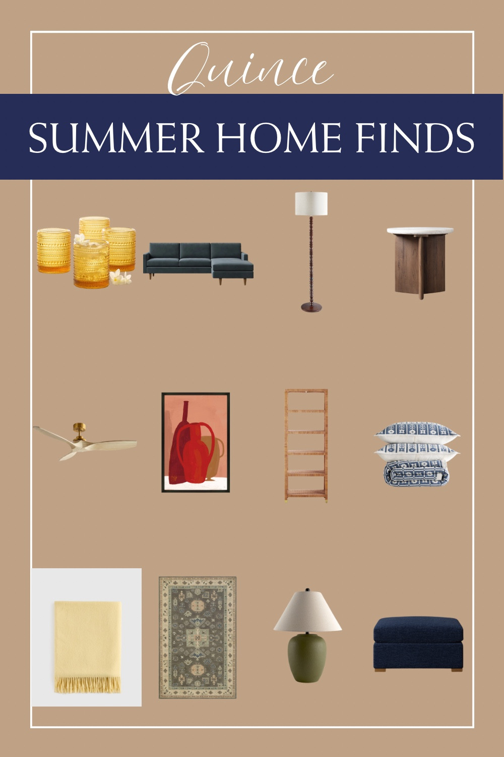 Check out these new and trending home finds from @Quince to brighten up your summer spaces! ☀️🍉⛱️🌊🐚

#LTKHome #LTKSeasonal