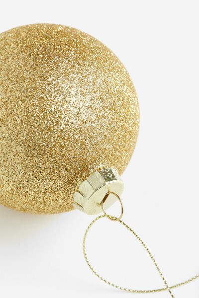 Glittery glass Christmas bauble | H&M (UK, MY, IN, SG, PH, TW, HK)
