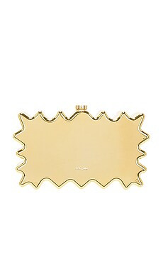Cult Gaia Paloma Clutch in Shiny Gold from Revolve.com | Revolve Clothing (Global)