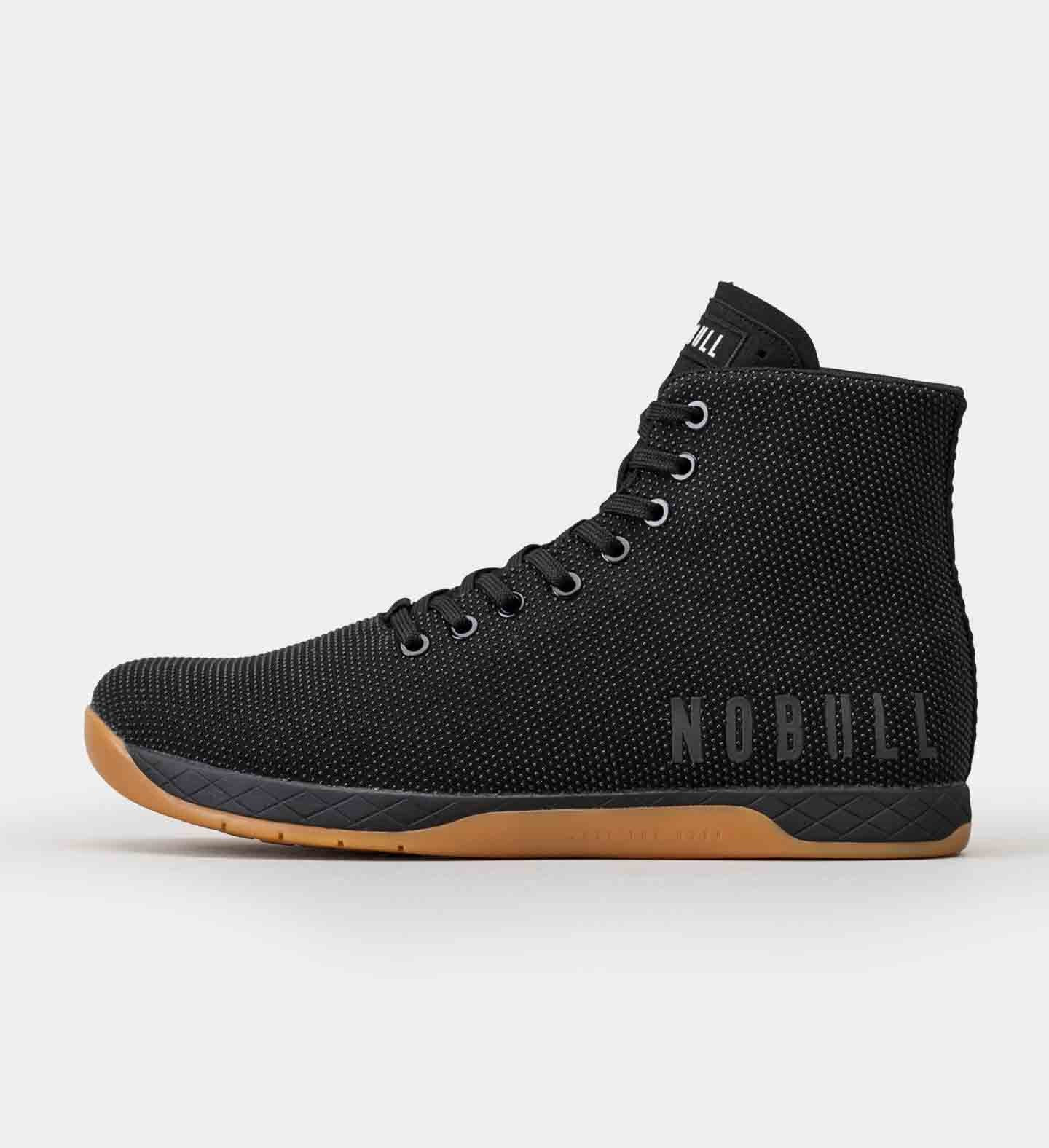 Women's Black Gum Outwork High-Top Shoes | NOBULL | NOBULL