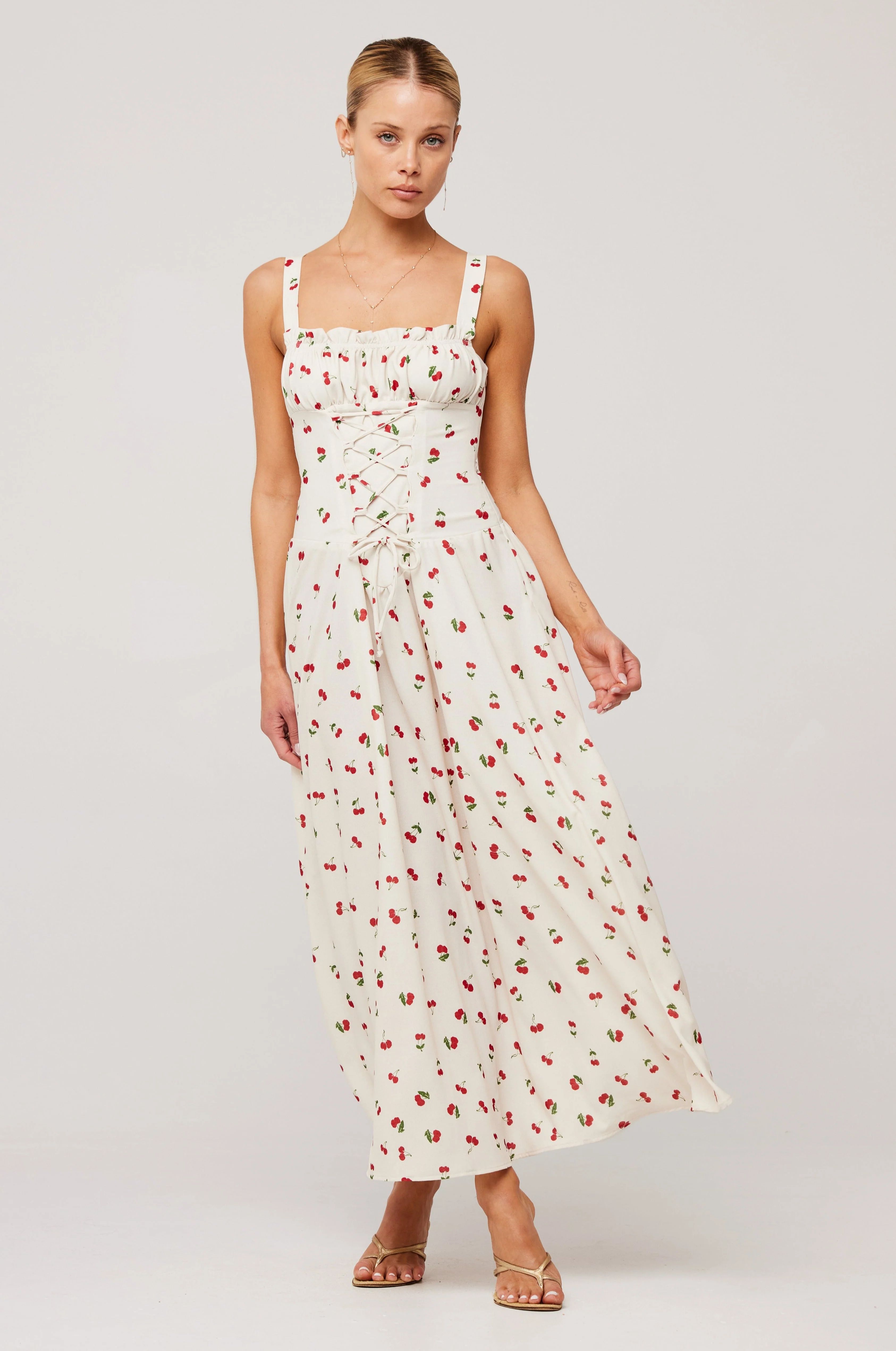 Izzy Dress in Cherry | RESA