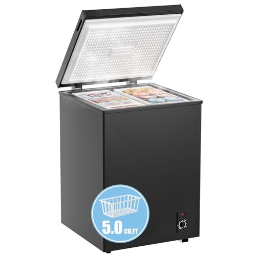Bodacious Ultra Quiet Deep Freezer \u2013 5.0 Cu Ft, Compact Design, Fast Freeze, Low Power Consu... | Amazon (US)