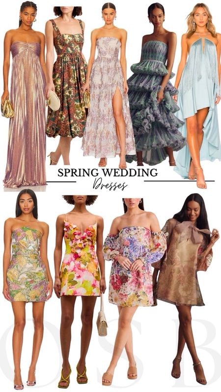 Spring wedding guest dresses I'm loving 🤍 

#LTKSeasonal #LTKwedding #LTKstyletip