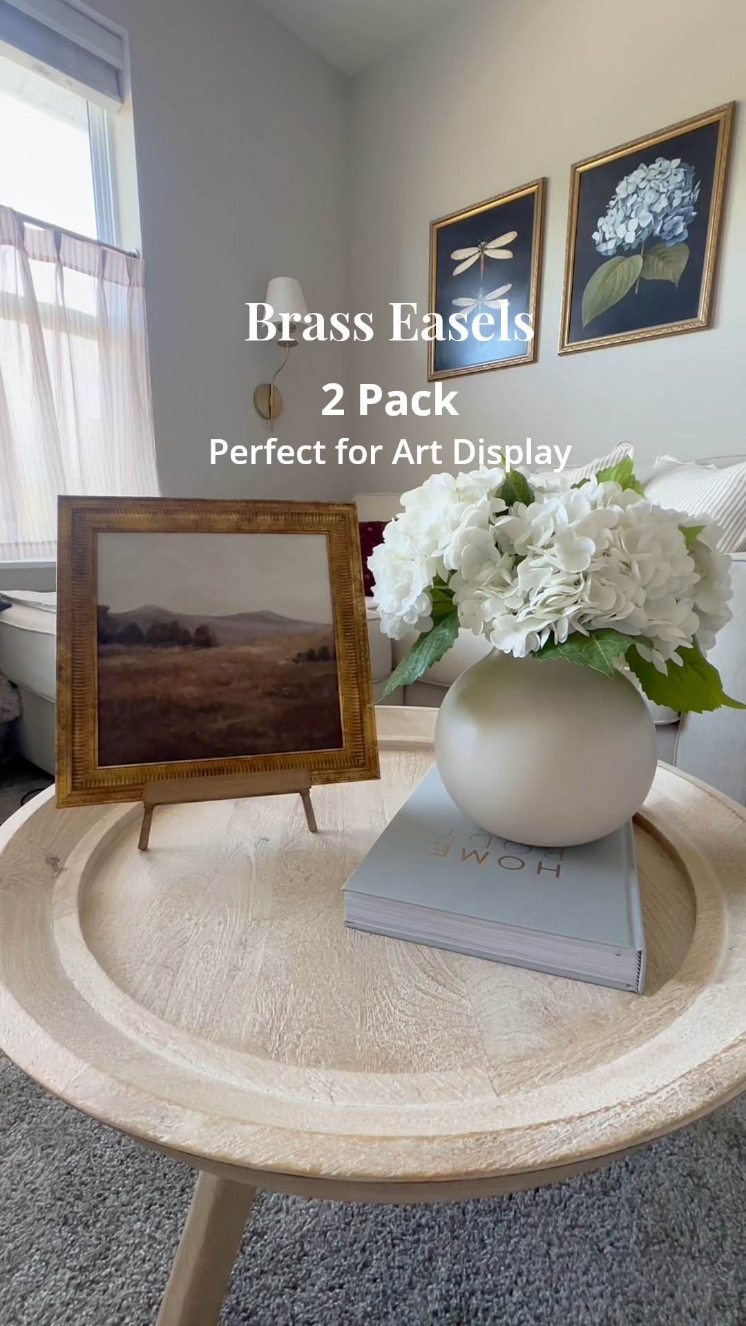 We shop a lot of shelf decor and these brass easels are perfect for displaying art. Plus it’s a 2-pack! 

#LTKHome