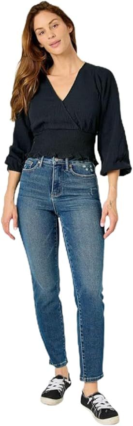 Judy Blue High-Waist Tummy Control Slim Jeans - Ultimate Comfort and Style Blend 24-88776- | Amazon (US)