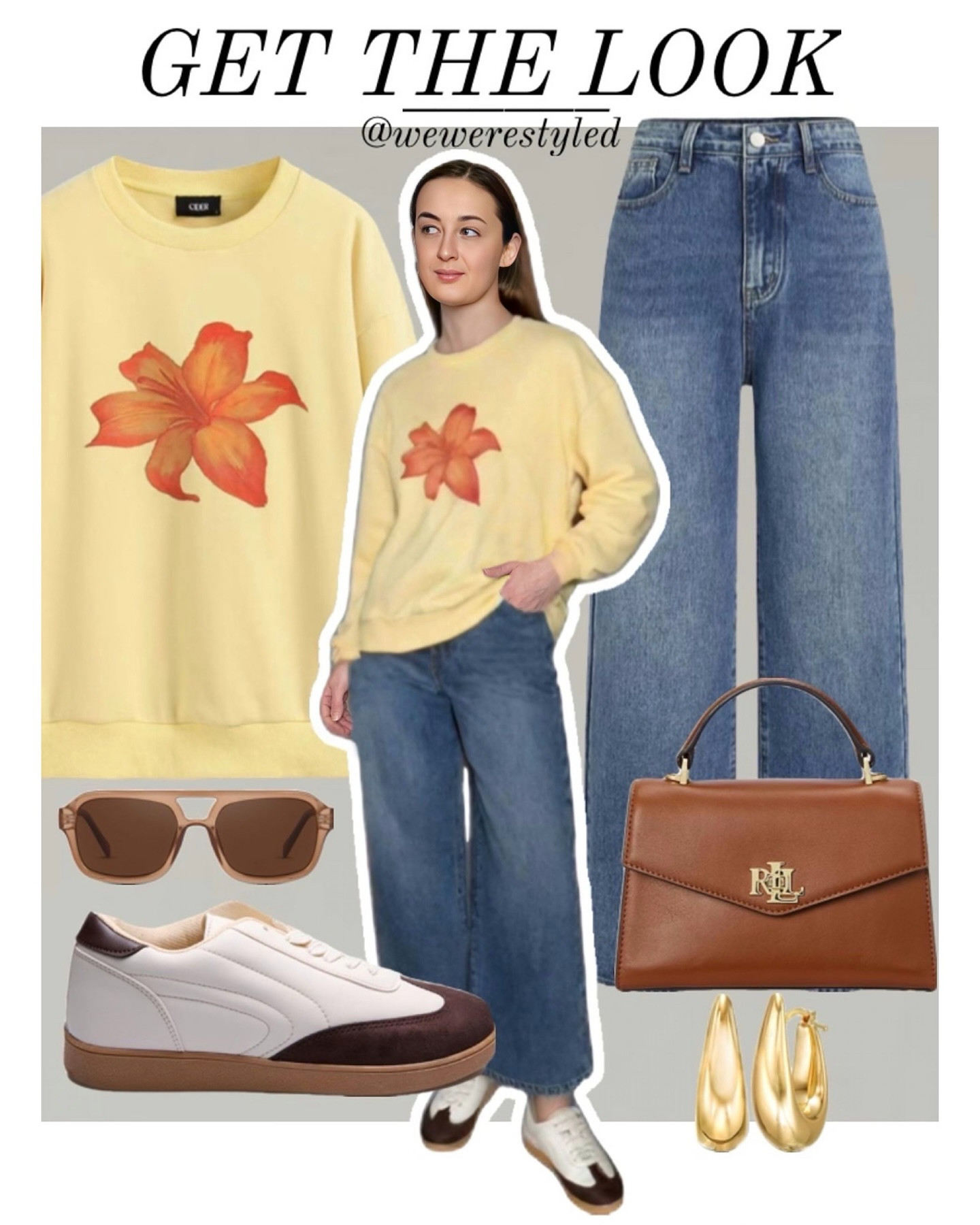 The color of the season: Butter Yellow! 💛

Spring is all about fresh, light tones, and butter yellow is leading the way! This look is the perfect mix of casual and chic - a soft floral sweatshirt paired with wide-leg denim for a relaxed vibe. Brown accessories like the structured handbag and retro sunglasses add a polished touch, while the sneakers keep it cool and comfy.

Are you loving this color trend?✨ Let me know in the comments!

Need the links? Just type “SHOP”, and I’ll DM them to you! 💌
.
.
.
cute outfits, colorful outfits, cute outfits casual, spring styles, spring clothing, cute spring shoes, spring cute outfits, cute spring dresses, spring fashions, cute spring, spring outfit inspiration, spring dresses outfits, cute spring clothes, date outfit, spring outfits, cute clothes for spring, cute outfits casual spring, casual spring clothes, dress outfits spring, cute dresses for spring, best spring outfits, floral dresses, summer outfit #virtualstyling #virtualstylist #springoutfits #modestfashion #outfitideas #springfashion